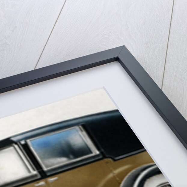 Enclosed drive Rolls-Royce cabriolet with extension open by Anonymous