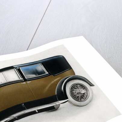 Enclosed drive Rolls-Royce cabriolet with extension open by Anonymous