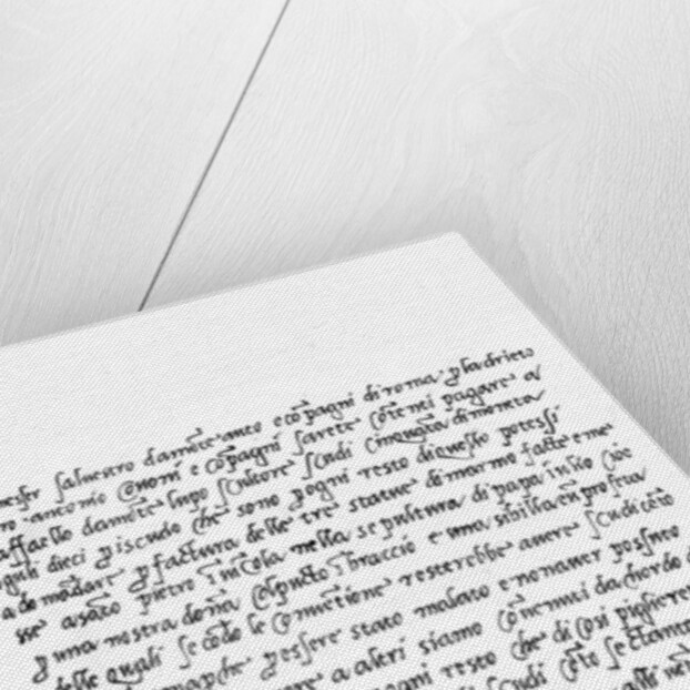 Letter by Michelangelo Buonarroti by Frederick George Netherclift