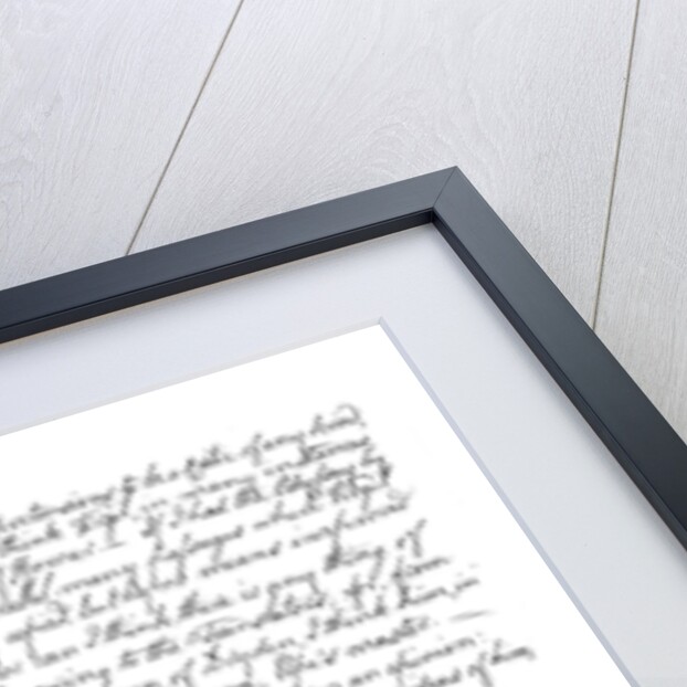 Letter by Robert Burns to Mrs Dunlop of Haddington by Frederick George Netherclift
