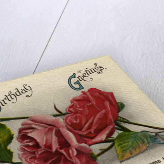 Birthday card by Anonymous