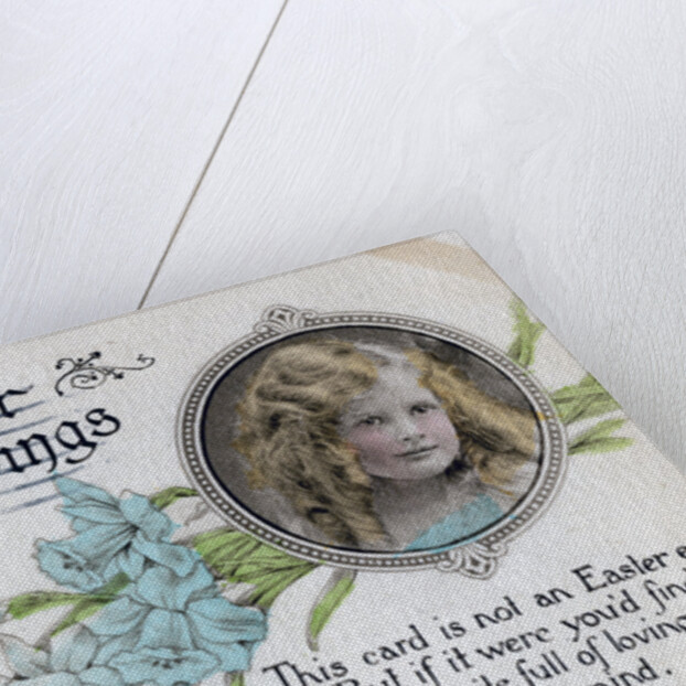 'Easter Tidings', greetings card by Anonymous