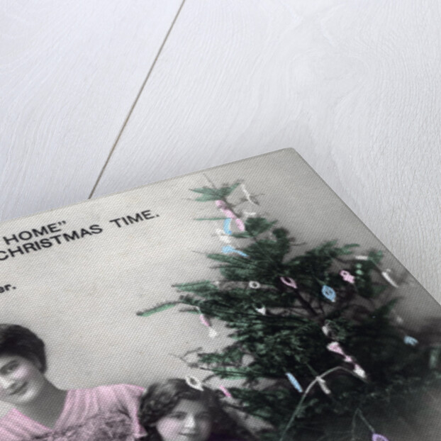 'No Place like Home Sweet Home at Christmas Time', greetings card by Schwerdffeger & Co