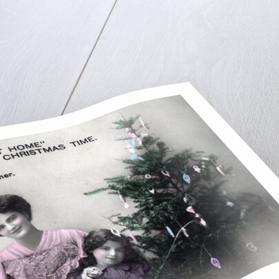 'No Place like Home Sweet Home at Christmas Time', greetings card by Schwerdffeger & Co