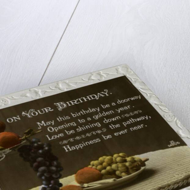 Birthday card by Anonymous