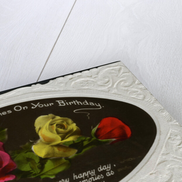 Birthday card by Anonymous