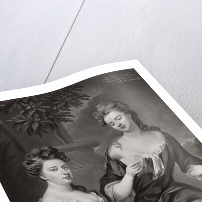 Sarah, Duchess of Marlborough, and Lady Fitzharding by Anonymous