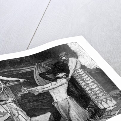 The Second Meeting, Christ and Judas by JF Weber