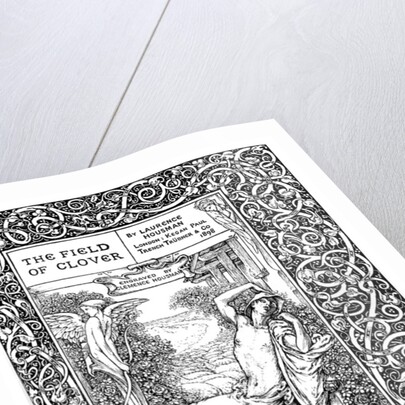 Title page to The Field of Clover by Clemence Housman