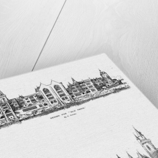 River facade and design for Old Paris by Anonymous