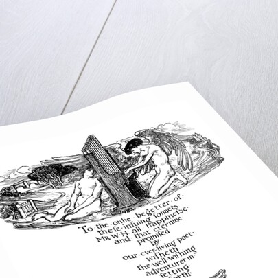 Dedicatory page from Shakespeare's Sonnets by Anonymous