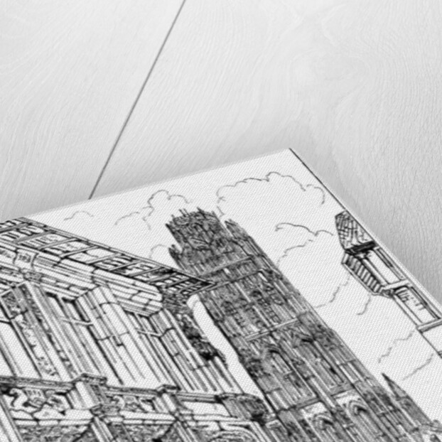 The Cathedral Spire, Rouen by Anonymous