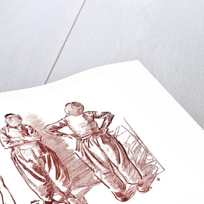 Sketches in Volendam, Holland by Anonymous