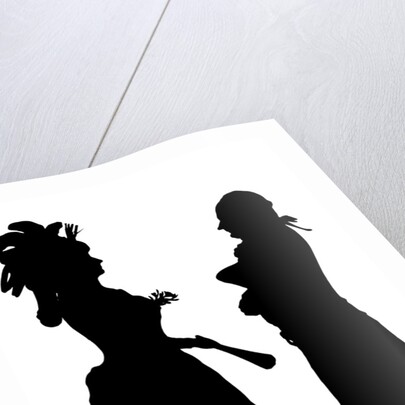 Louise Contat and Joseph Dazincourt, French actors by Anonymous