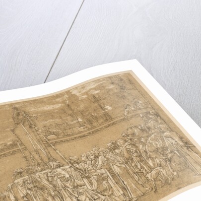 'Cimabue's Celebrated Madonna is carried in Procession...', 1853-1855 (c1880-1882) by Anonymous