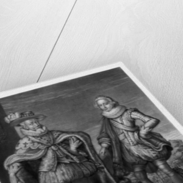 Christian IV, King of Denmark, with his eldest son Frederick by Robert Dunkarton