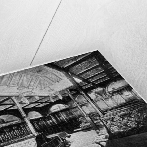 First class smoking room on board the P&O steamship SS 'India' by Anonymous