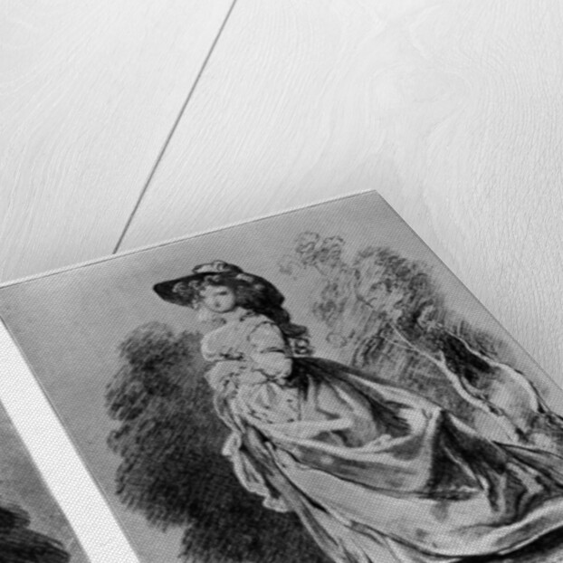 Gainsborough's studies for his celebrated portrait of the Duchess of Devonshire by Anonymous