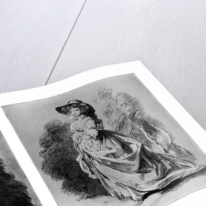 Gainsborough's studies for his celebrated portrait of the Duchess of Devonshire by Anonymous