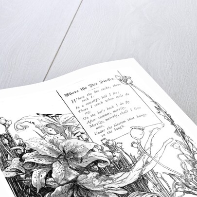 Where the Bee Sucks by Anonymous