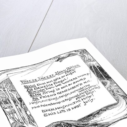 Freeze, Freeze, Thou Bitter Sky by Anonymous