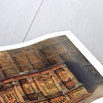 Inlaid muniment chest by Edwin Foley