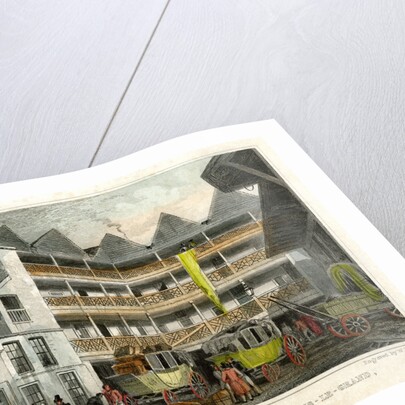 The old Bull and Mouth Inn, St Martin's le Grand, City of London by W Watkins