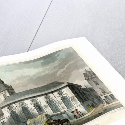 Church of St Michael Queenhithe, City of London by J Tingle