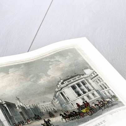 Waterloo Place and part of Regent Street, Westminster, London by William Tombleson