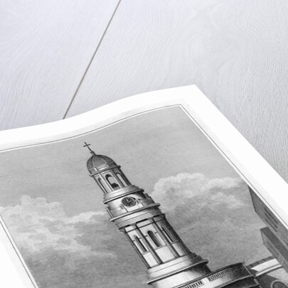 St Mary's Church, Wyndham Place, and District Rectory to St Mary Le Bone, London by Archer