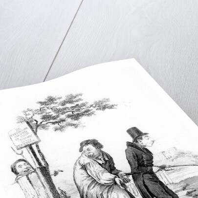 A Country Practitioner about to serve an ejectment by Anonymous