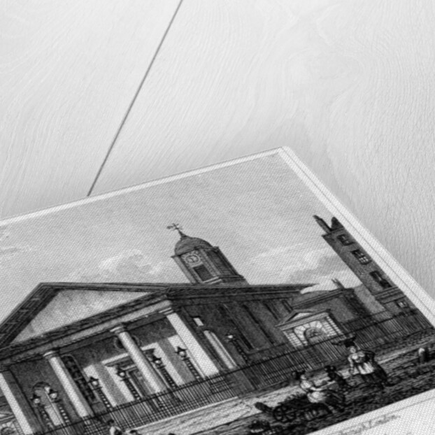 St Paul's Church, Covent Garden, Westminster, London by W Wallis