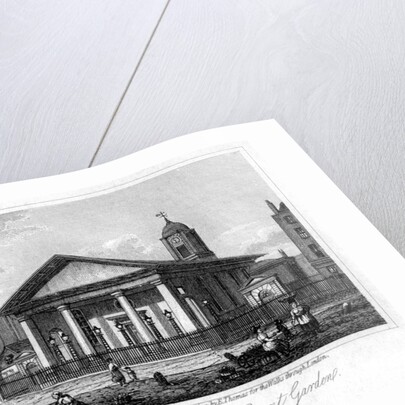 St Paul's Church, Covent Garden, Westminster, London by W Wallis