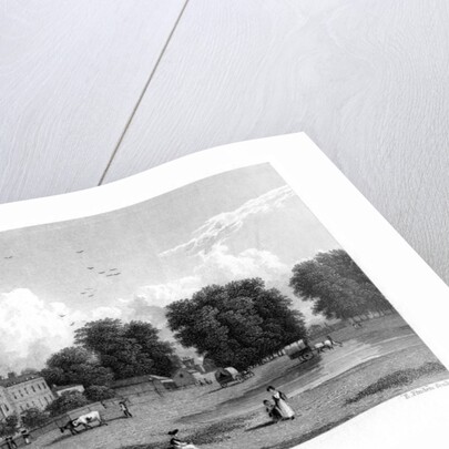 View on Hampstead Heath, London by E Finden