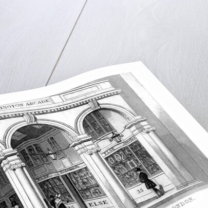 North entrance of Burlington Arcade, Westminster, London by Anonymous