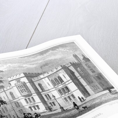 The New Library and Parliament Chambers, Temple, London by J Hinchcliff