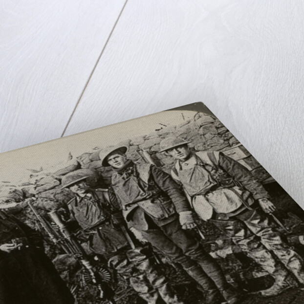 Lewis machine gunners, Hollebeke, Belgium, World War I by Realistic Travels Publishers