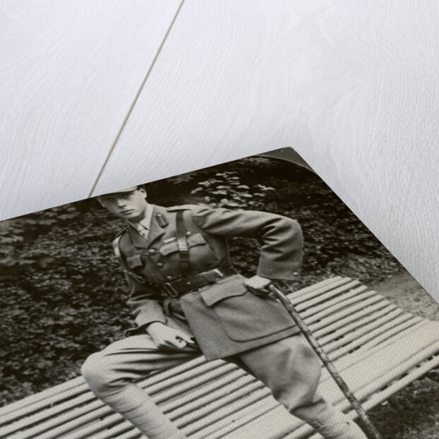 The Prince of Wales in military uniform, France, World War I by Realistic Travels Publishers