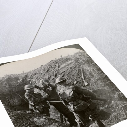 Interrogating a German prisoner to obtain information, World War I by Realistic Travels Publishers