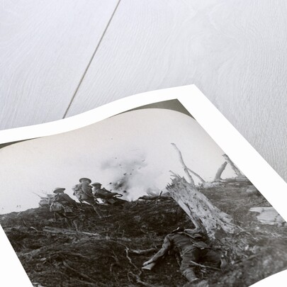 Advance across 'No Man's Land' to assault the German lines, World War I by Realistic Travels Publishers