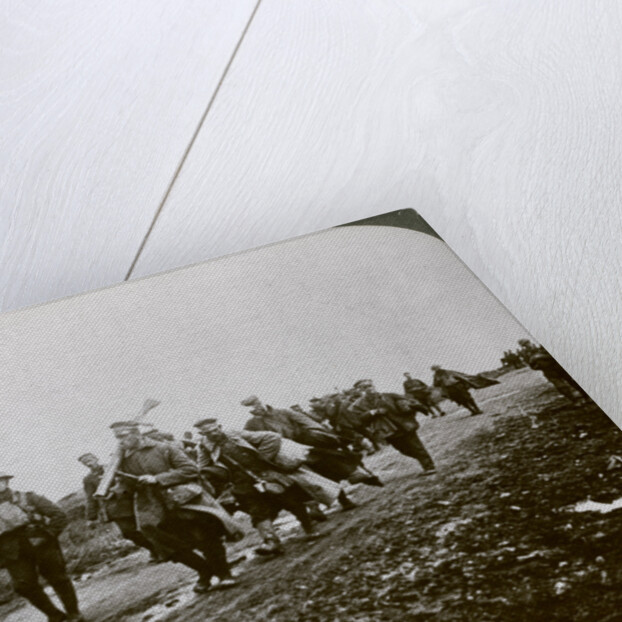 Prussians captured by 'Old Contemptibles' in the advance at Pozieres, World War I by Realistic Travels Publishers