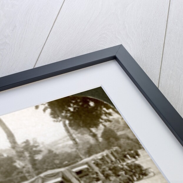 Ammunition convoy parked in a Flanders lane awaiting orders, World War I by Realistic Travels Publishers