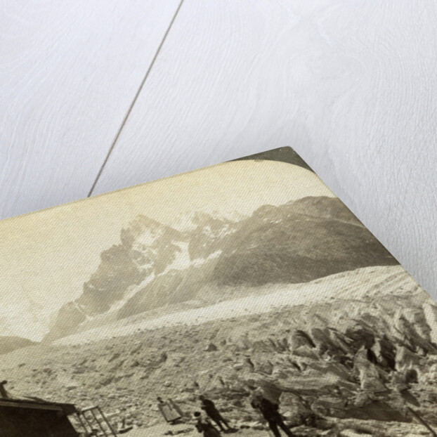 Mer de Glace from the 'Chapeau', near Chamonix, France by Underwood & Underwood