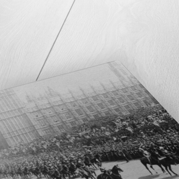 Canadian mounted troops, procession for Queen Victoria's Diamond Jubilee, London by James M Davis