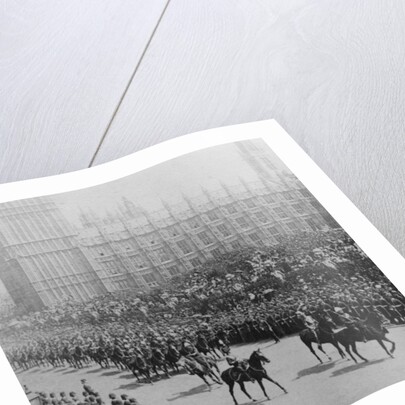 Canadian mounted troops, procession for Queen Victoria's Diamond Jubilee, London by James M Davis