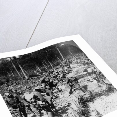 Soldiers digging trenches, World War I by Realistic Travels Publishers