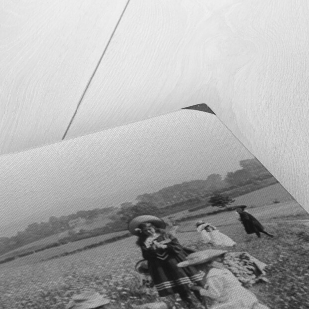 Children in a meadow, Keswick, Cumbria by Excelsior Stereoscopic Tours