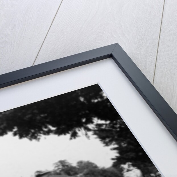 Garden and part of the east front, Hampton Court Palace, Richmond upon Thames, London by The Fine Art Photographers Co