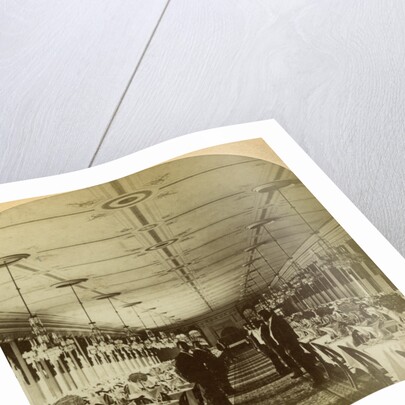 Dining room, Grand Union Hotel, Saratoga, New York, USA by BW Kilburn