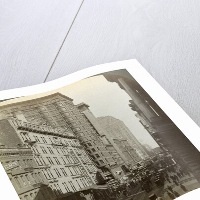 Skyscrapers, Randolph Street, Chicago, Illinois, USA by Underwood & Underwood